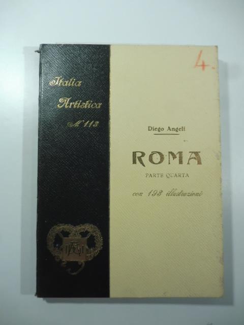 Roma. Parte quarta. Roma Barocca e moderna - Diego Angeli - copertina