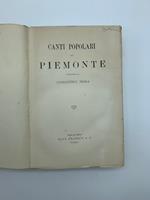 Canti popolari del Piemonte pubblicati..