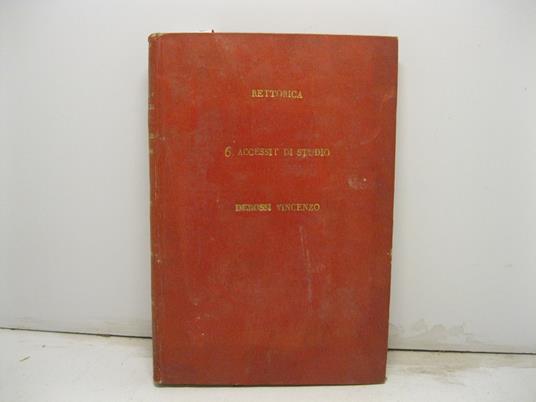 Al popolo veronese. Orazione postuma. Edizione novissima accresciuta dall'elogio dell'autore scritto dall'abate Eriprando Giuliari - Giuseppe Pellegrini - copertina