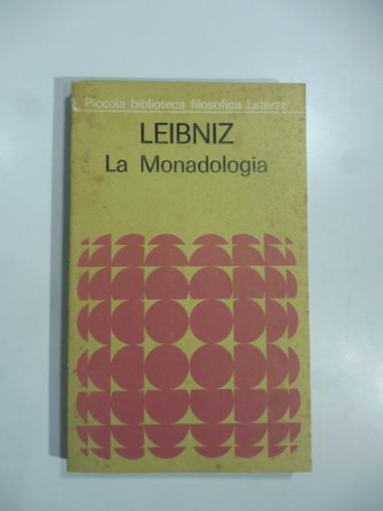 La monadologia - Gottfried W. Leibniz - copertina