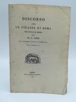Discorso sopra le finanze di Roma nei secoli di mezzo