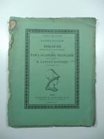 Academie francaise. Discours prononce' dans la seance publique tenue par l'Academie francaise pour la reception de M. Gaston Boissier le 21 decembre 1876