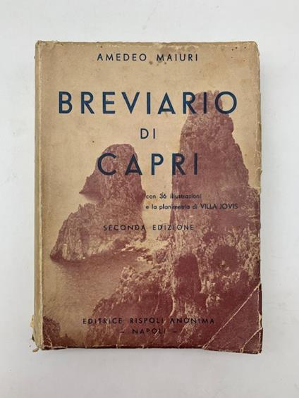 Breviario di Capri - Amedeo Maiuri - copertina