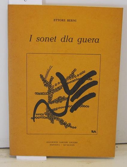 I sonet dla guera - Ettore Berni - copertina