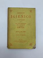 Almanacco igienico. Anno decimoquarto 1879. Igiene dei climi