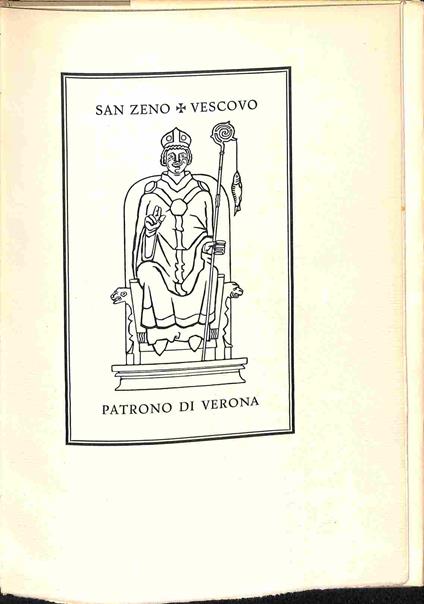 San Zeno vescovo patrono di Verona - Lorenzo Montano - copertina