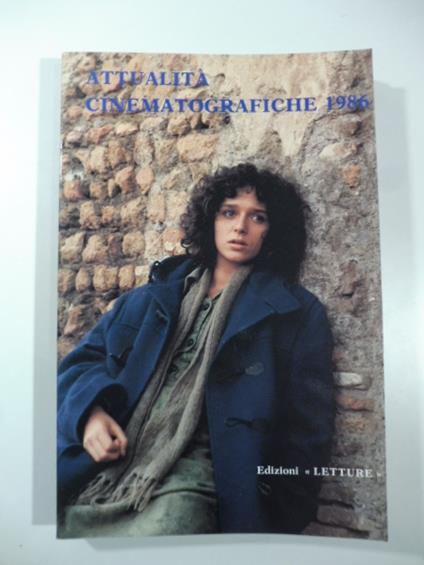 Attualita' cinematografiche 1986 - Luigi Bini - copertina