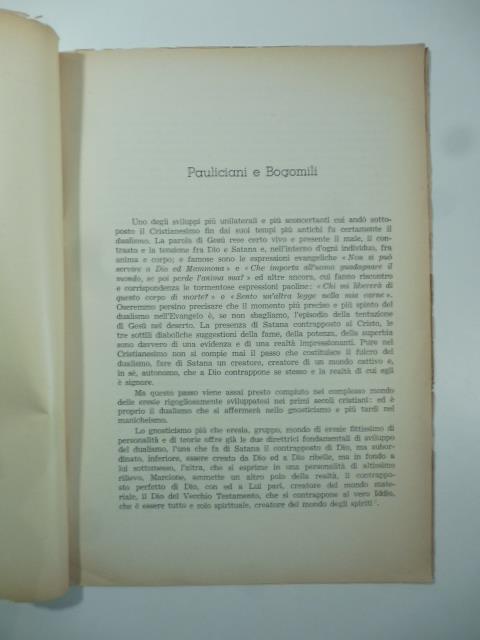 Pauliciani e Bogomili - Raoul Manselli - copertina