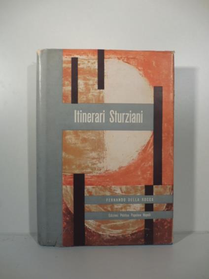 Itinerari sturziani - Fernando Della Rocca - copertina