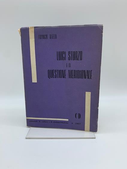 Luigi Sturzo e la questione meridionale nella crisi del primo dopoguerra 1919 - 1924 - Franco Rizzo - copertina
