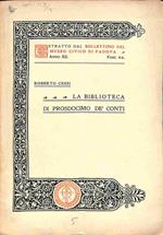 La Biblioteca di Prosdocimo de' Conti