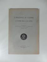 L' orazione di Catone a favore della lex oppia. Memoria