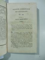 Memoire sur l'absorption pa David Barry...(Stralcio da: Nuovo giornale de' letterati. N. 29. 1826)