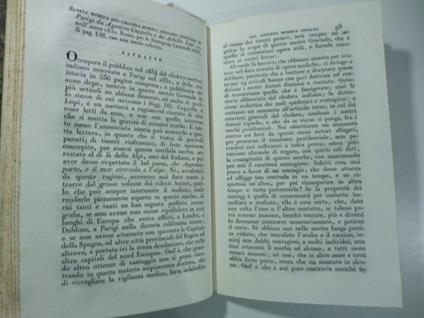 Storia medica del cholera morbus indiano osservato a Parigi da Agostino Capello e da Achille Lupi nell'anno 1832...Stalcio da: Nuovo giornale de' letterati. N. 77. 1834) - copertina