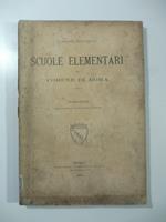 II ottobre MDCCCXCVIII. Scuole elementari del Comune di Roma. Premiazione dell'anno scolastico 1897-98