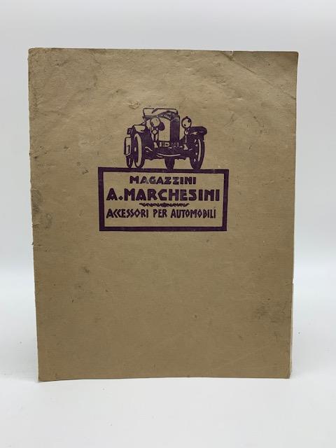 Magazzini A. Marchesini. Accessori per automobili - copertina