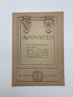 Augusteo. Stagione 1927-29. Concerto orchestrale a prezzi popolarissimi diretto da Vittorio Gui. Programma