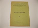 Vis unita. Societa' cooperativa case economiche fra impiegati delle ferrovie dello stato (18 dicembre 1919). Statuto sociale