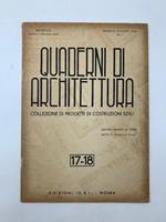 Quaderni di architettura. Collezione di progetti di costruzioni edili, 17-18. Quattro progetti di chiese dell'arch. Domenico Sandri