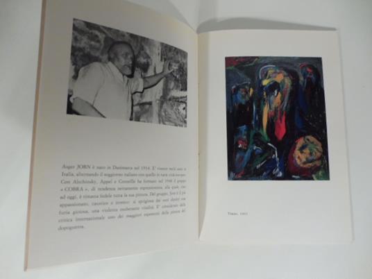 La Bussola la invita alla mostra di Asger Jorn. Catalogo della mostra - copertina