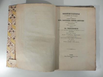 Osservazioni in diritto ed in fatto del vassallo prefetto Gio. Battista Cucca Mistrot consignore di Villar di basse Convenuto nella di lui causa contro il consorzio delle acque irrigatorie discorrenti sul territorio di Rivalti attore nella causa vert - copertina