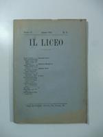 Il Liceo, anno II, gennaio 1883, n. 1