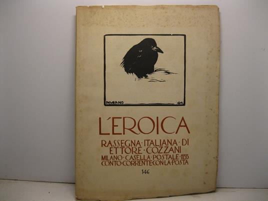 L' Eroica. Rassegna italiana di Ettore Cozzani, 146, ottobre 1930 - copertina