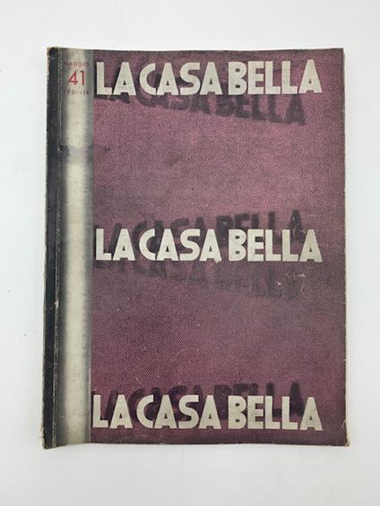 La Casa Bella. Maggio 1931. N. 41 - copertina