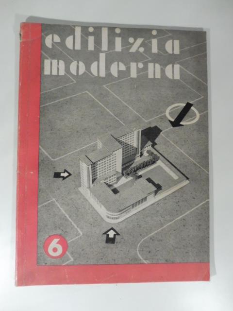 Edilizia moderna, n. 6, agosto 1932 - copertina