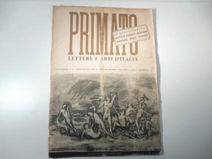 Primato. Lettere e arti d'Italia, n. 13, 1 luglio 1941 - copertina