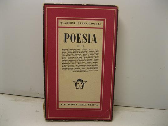 Quaderni internazionali. Poesia III-IV - copertina