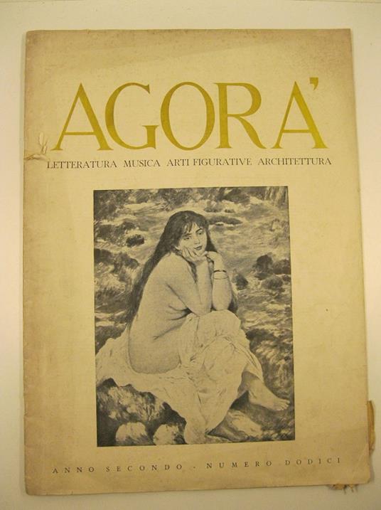 Agora', anno II, numero 12 - copertina
