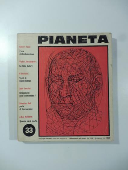 Pianeta diretta da Louis Pauwels, numero 33, marzo-aprile 1970 - copertina