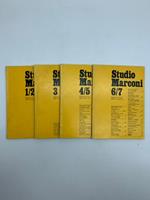 Studio Marconi 1/2 3 4/5 6/7 1978 (annata completa)