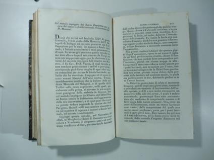 Sul metodo impiegato dal Baron Dupuytren per la cura dei tumori e fistole lacrimali. Osservazioni del D. Mazzoni. (Stralcio da: Nuovo giornale de' letterati. N. 36. 1827) - A. Mazzoni - copertina