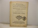 Difesa dell'illustrissimo signore Felice Fontana direttore del Regio Gabinetto di fisica e di istoria naturale di S. A. R. in Firenze e pubblico professore dell'Universita' di Pisa contro il sig. dottore Ferdinando Giorgi