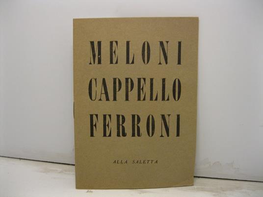 Meloni Cappello Ferroni alla Saletta - copertina