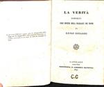 La verita' comparata coll'ipotesi della pluralita' dei mondi LEG. CON: Delle comete ed in particolare di quella che attendesi nell'anno bisestile 1848