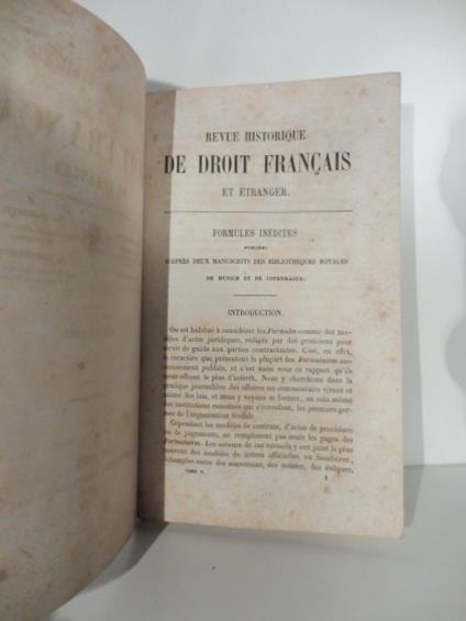 Formules inedites publiees d'apres deux manuscrits des Bibliotheques Royales de Munich et de Copenhague - copertina