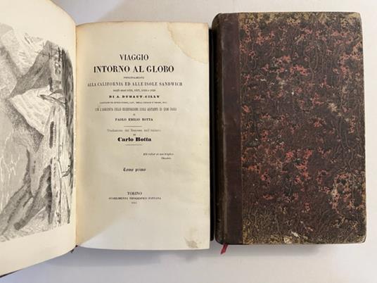 Viaggio intorno al globo principalmente alla California ed alle isole Sandwich negli anni 1826, 1827, 1828 e 1829. Tomo I (-II) - copertina