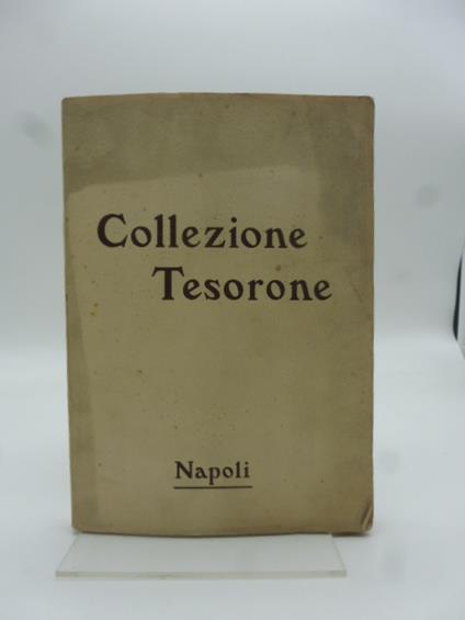 Galleria Sangiorgi. Catalogo delle collezioni Tesorone - copertina