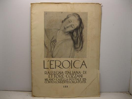 L' Eroica. Rassegna italiana. Quaderno 155, luglio 1931 - copertina