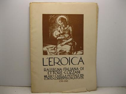 L' Eroica. Rassegna italiana di Ettore Cozzani, quaderno 159-160, novembre-dicembre 1931 - copertina