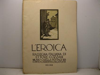 L' Eroica. Rassegna italiana di Ettore Cozzani, quaderno 161-162, gennaio-febbraio 1932 - copertina