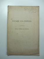 Cavagni contro Fontana. A proposito della Reggia di Napoli