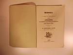 Memoria letta in occasione del solenne aprimento della Accademia filarmonico-scientifica-letteraria della citta' d'Asti il 9 maggio 1835 dal socio D. Alessandro Aluffi oblato di S. Elena e bibliotecario