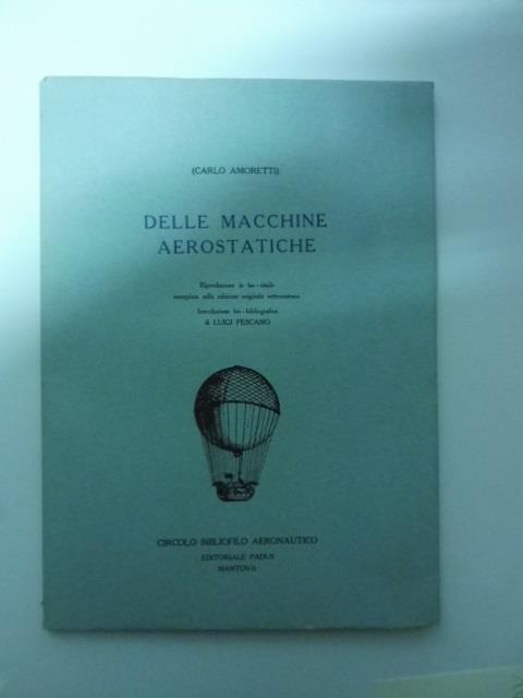 Delle macchine aerostatiche - copertina