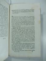 Ragguaglio della cura di diverse oftalmie acute gravi fatta dal Dott. Vincenzo Andreini...Firenze. (Stralcio da: Nuovo giornale de' letterati. N. 39. 1828)