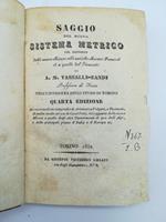 Saggio del nuovo sistema metrico col rapporto delle nuove misure alle antiche misure francesi ed a quelle del Piemonte