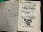 Orazione funebre dell'arciprete di Dosolo Don Antonio Mainoldi...ne' solenni suffragi da lui celebrati all'Illustrissimo...Alessandro Litta vissuto vescovo di Cremona